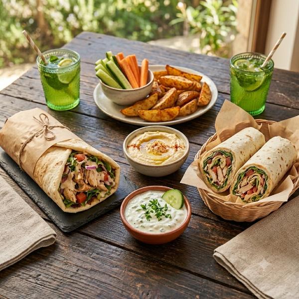 Rollo/Pita Menu (2 Persons)