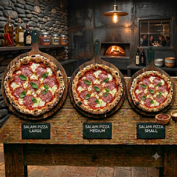 Salami Pizza Large
